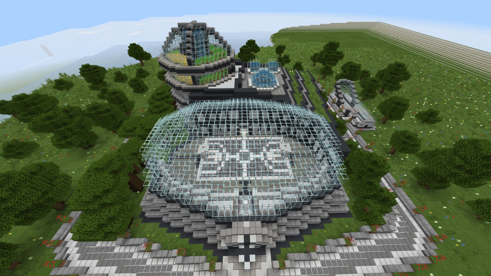 SolarGeo Dome in Minecraft