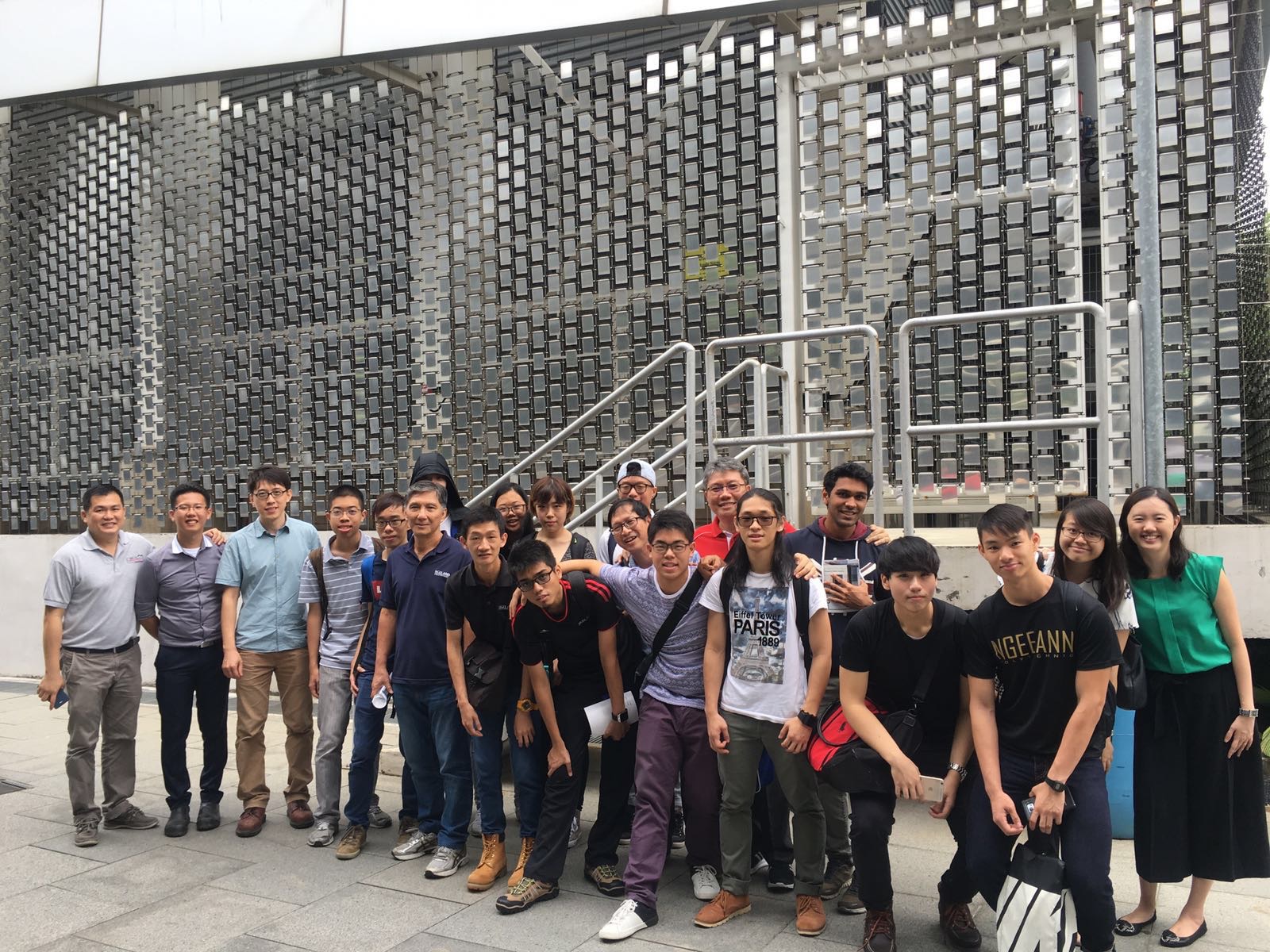 Satisfied faces after a fruitful visit to the Singapore District Cooling Plant.